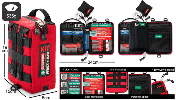 Motorcycle First Aid Bundle Kit