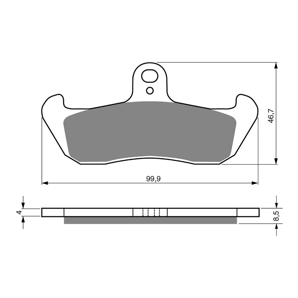 GOLDfren Brake Pads GF006 - AD