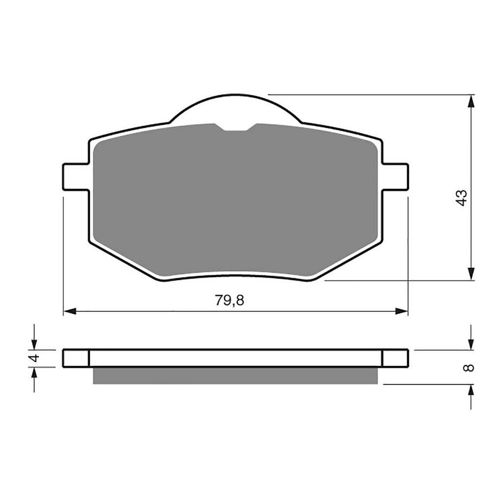 GOLDfren Brake Pads GF322 - S3