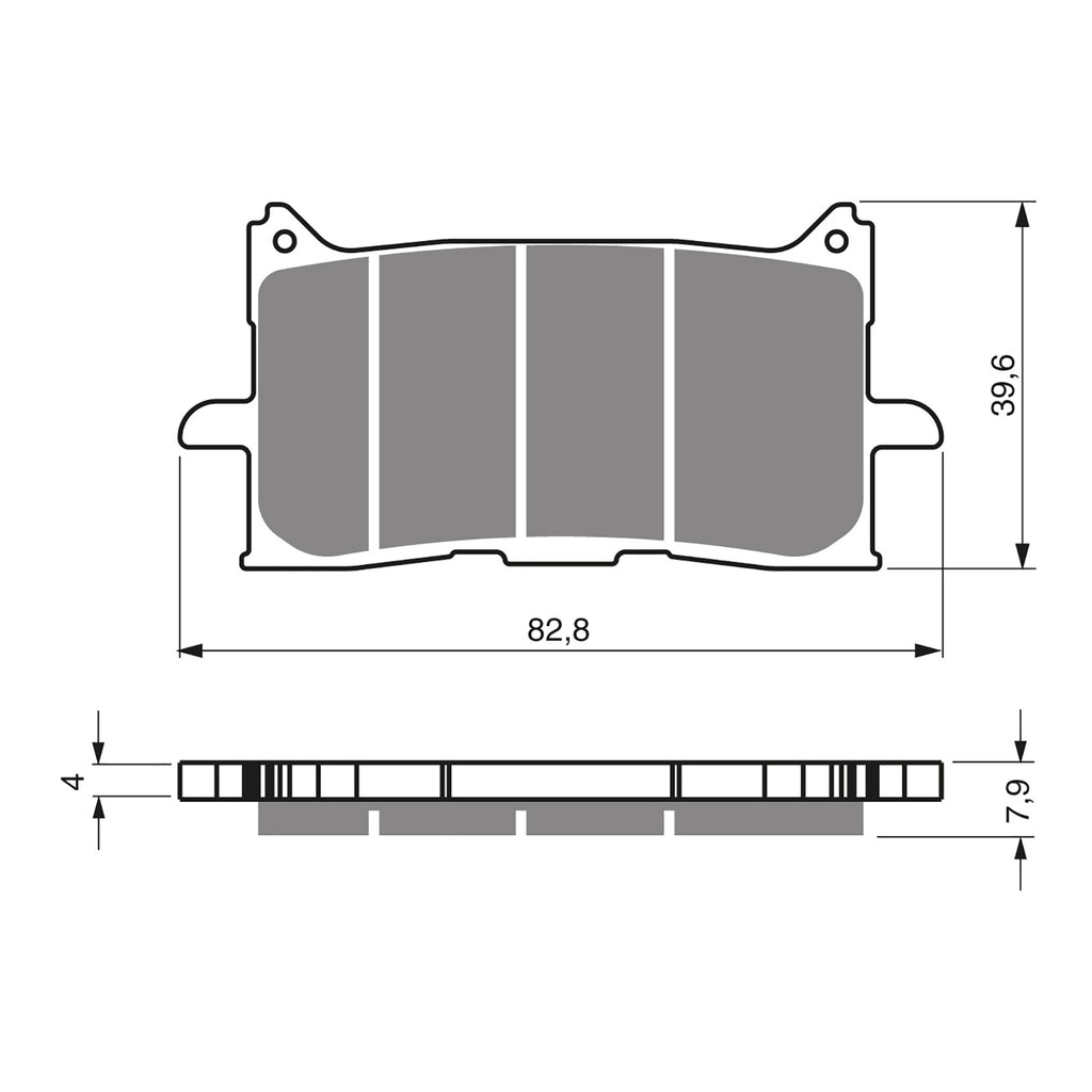 GOLDfren Brake Pads GF379 - K5