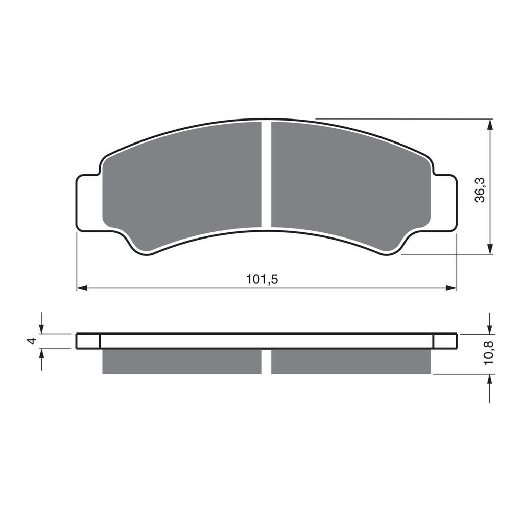 GOLDfren Brake Pads Off-Road Racing GF389 - K5