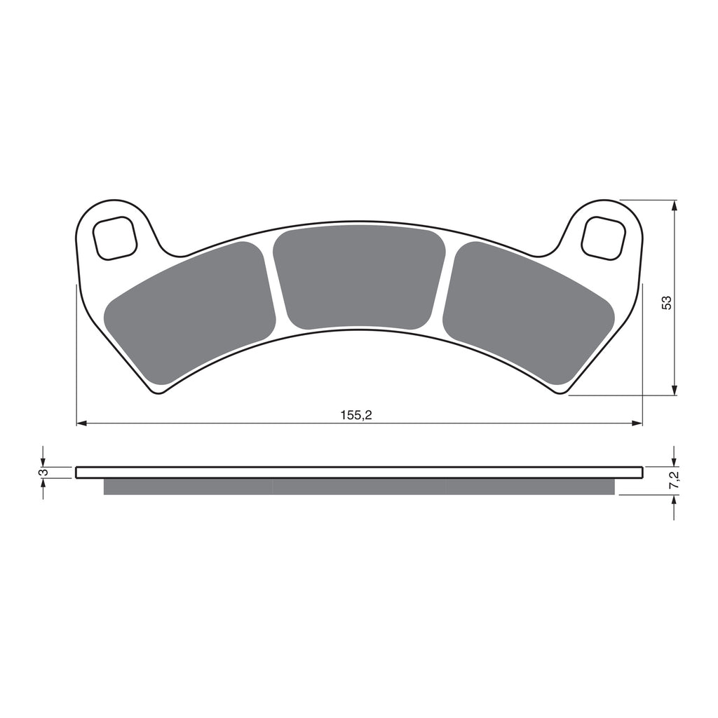 GOLDfren Brake Pads Off-Road Racing GF391 - K5