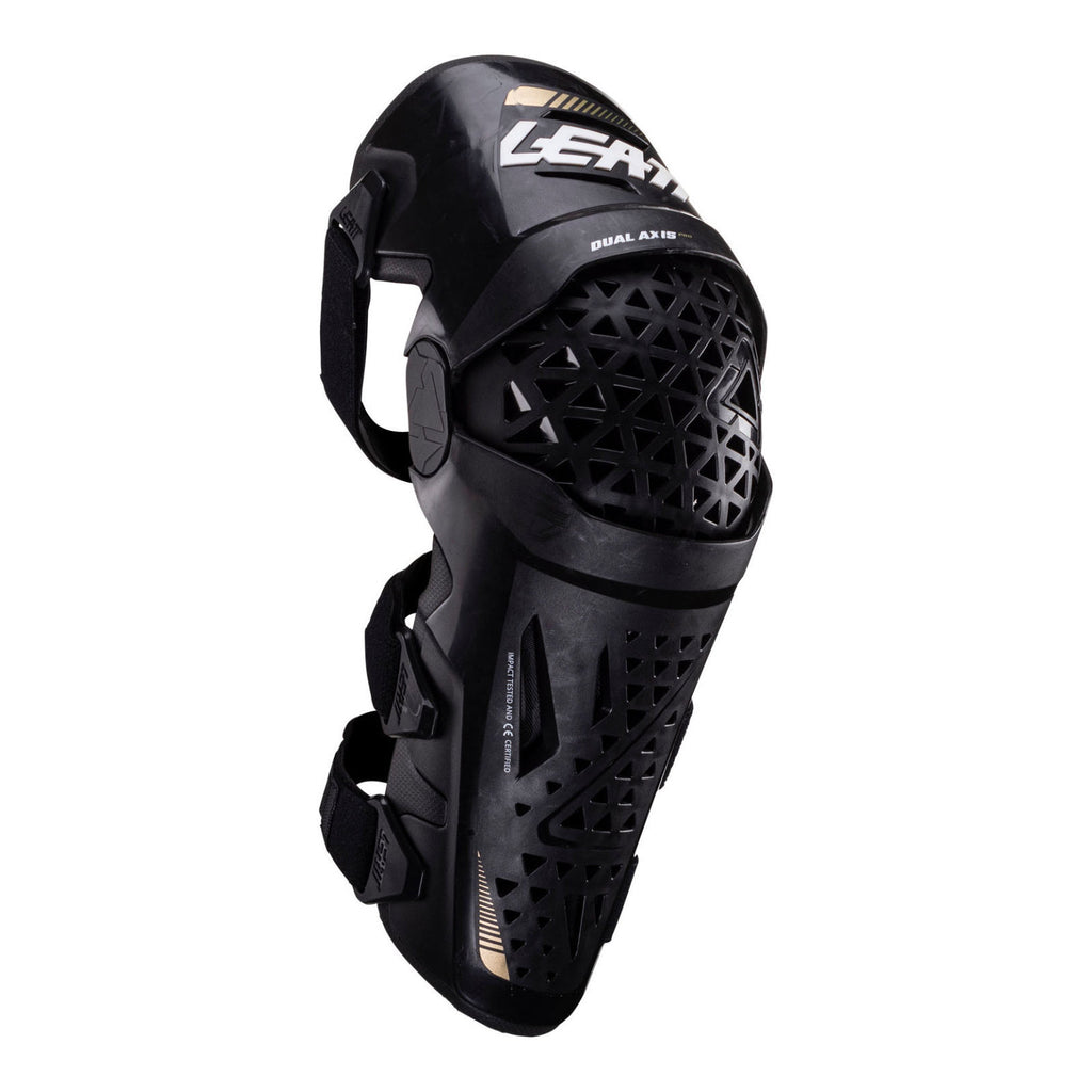 Leatt Dual Axis Pro Knee & Shin Guard- Black