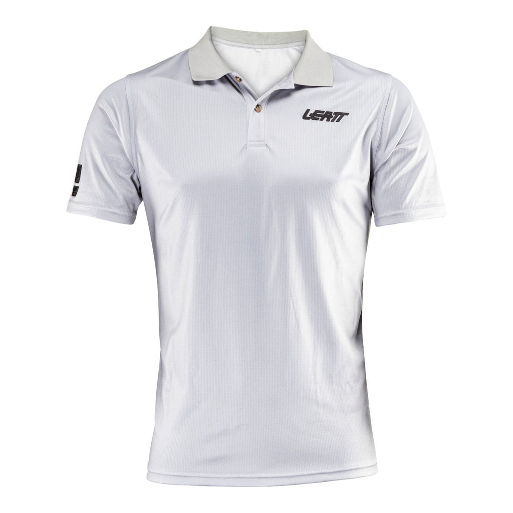 Leatt Team Short Polo Shirt - Steel