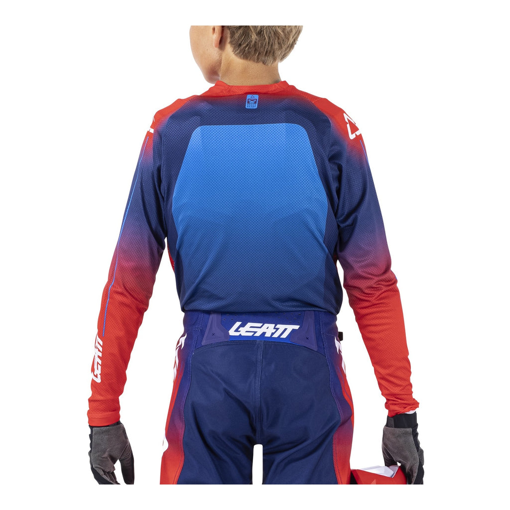 Leatt 2026 4.5 Junior Jersey - Royal Blue / Red