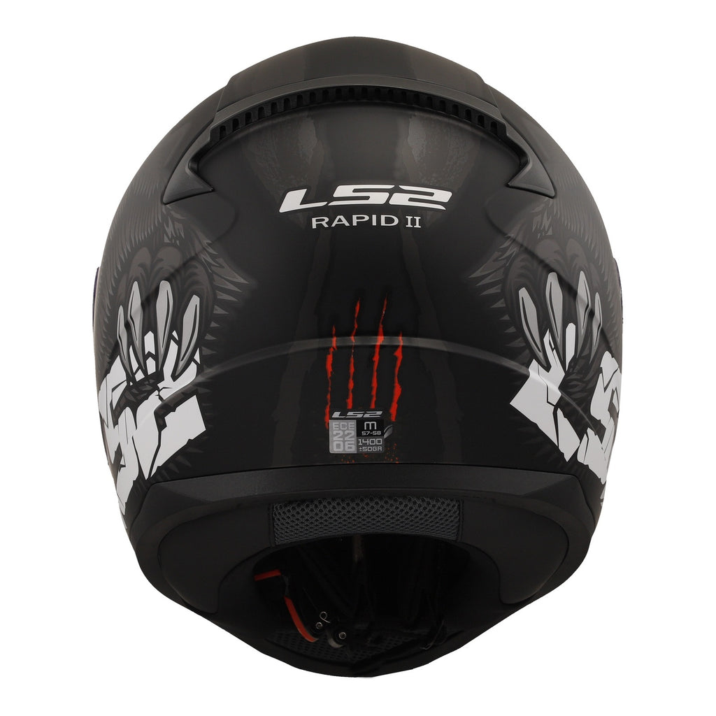 LS2 FF353 Rapid II Claw Helmets - Black 06