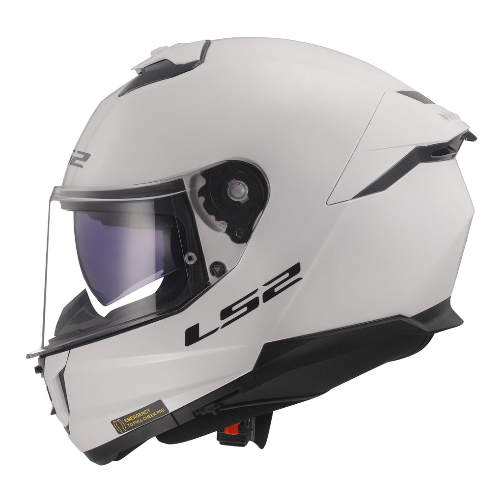 LS2 FF808 Stream II Helmet - White 06