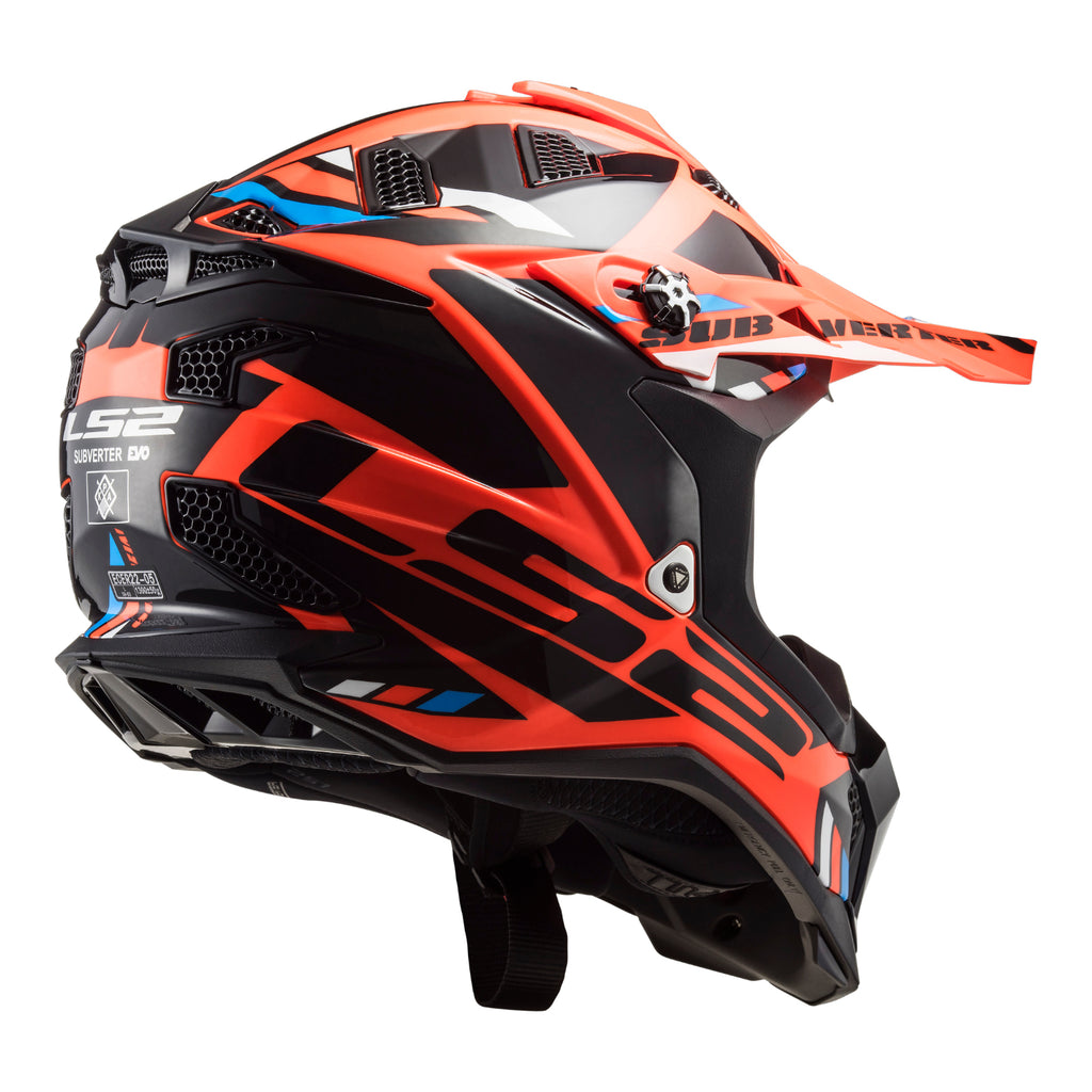 LS2 MX700 Subverter Stomp Helmet - Fluo Orange / Black 06
