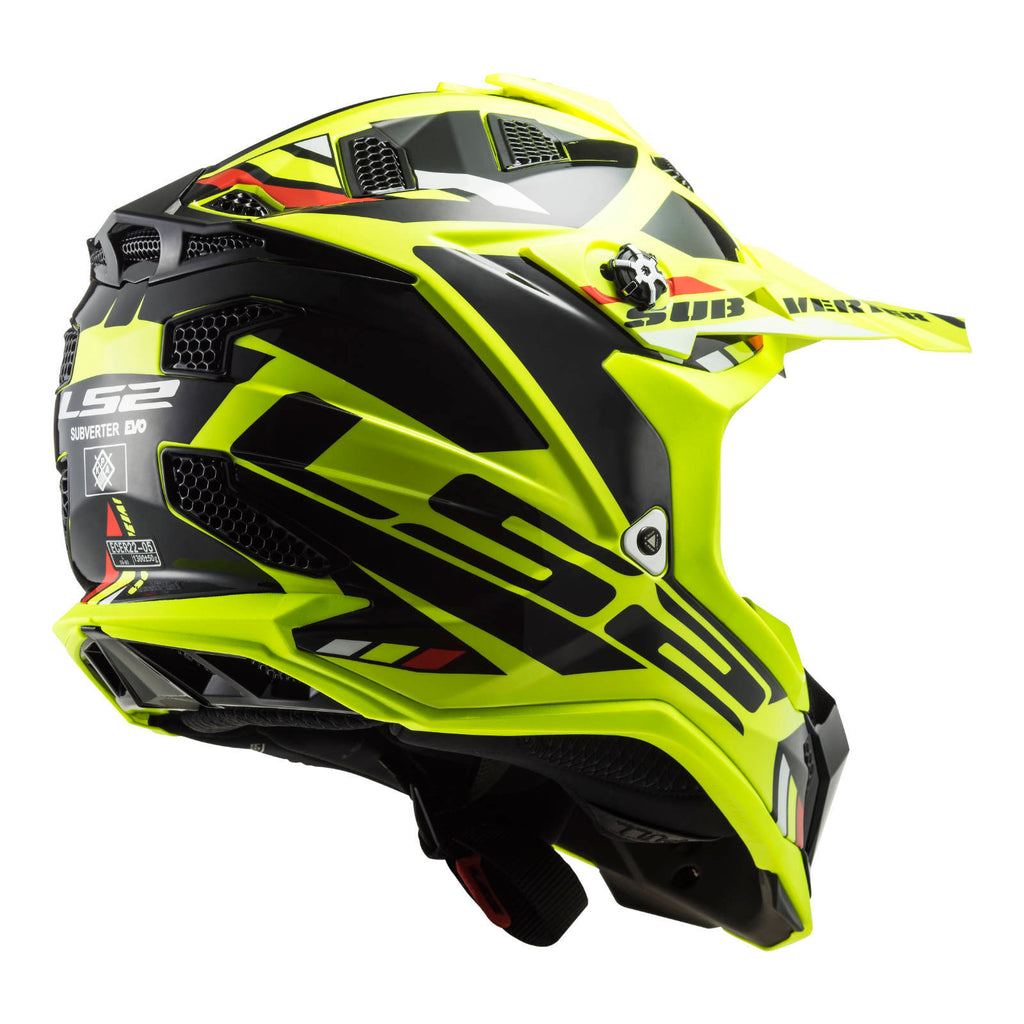 LS2 MX700 Subverter Evo Stomp Helmet - Hi-Vis Yellow / Black