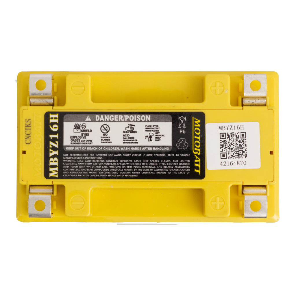 Motobatt Battery Quadflex AGM - MBYZ16-H