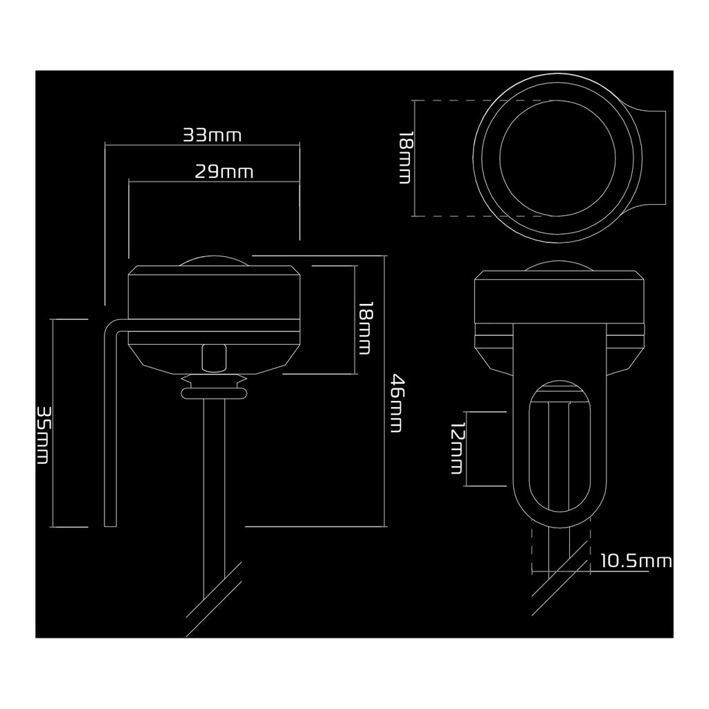 Oxford Run Light - Rear
