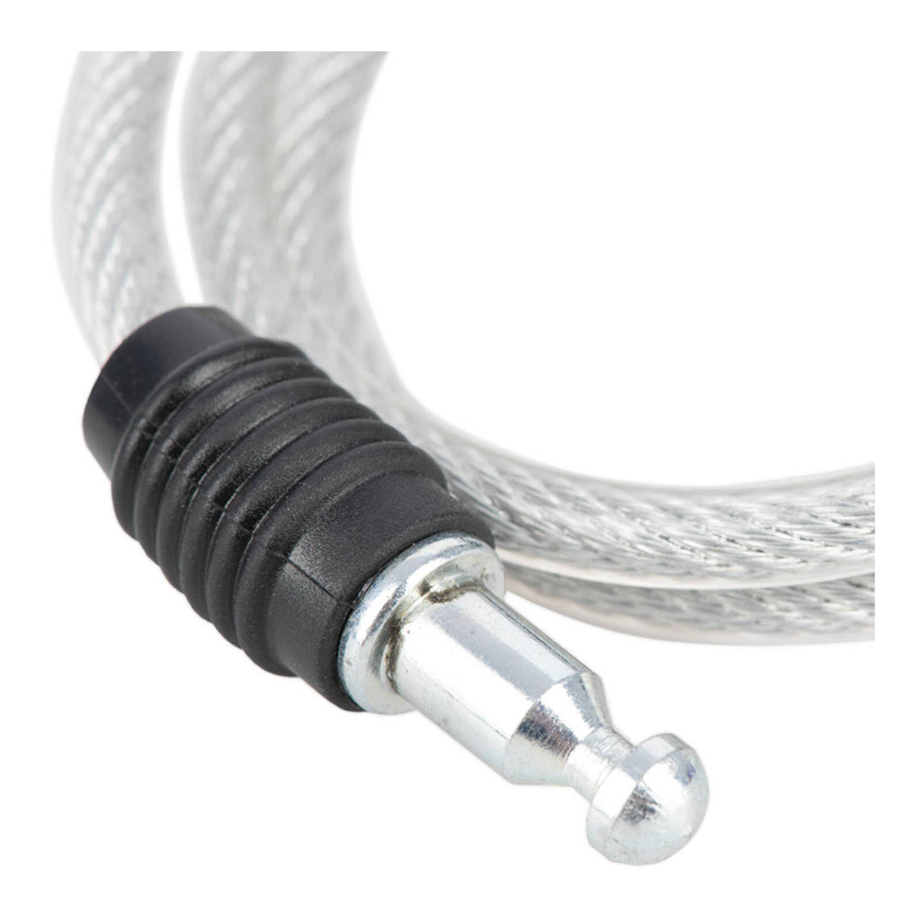 Oxford Bumper Cable Lock 6mm X 600mm - Clear