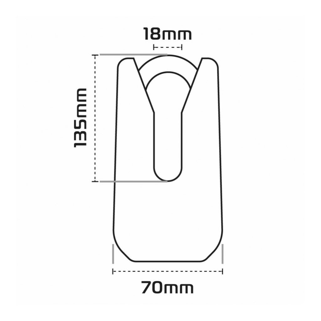 Oxford Monster Disc - Lock Black
