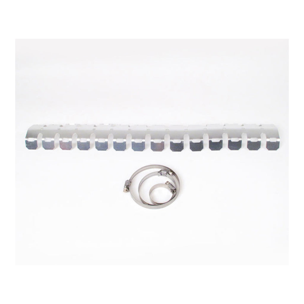 Whites Head Pipe Guard with Clamp - Silver