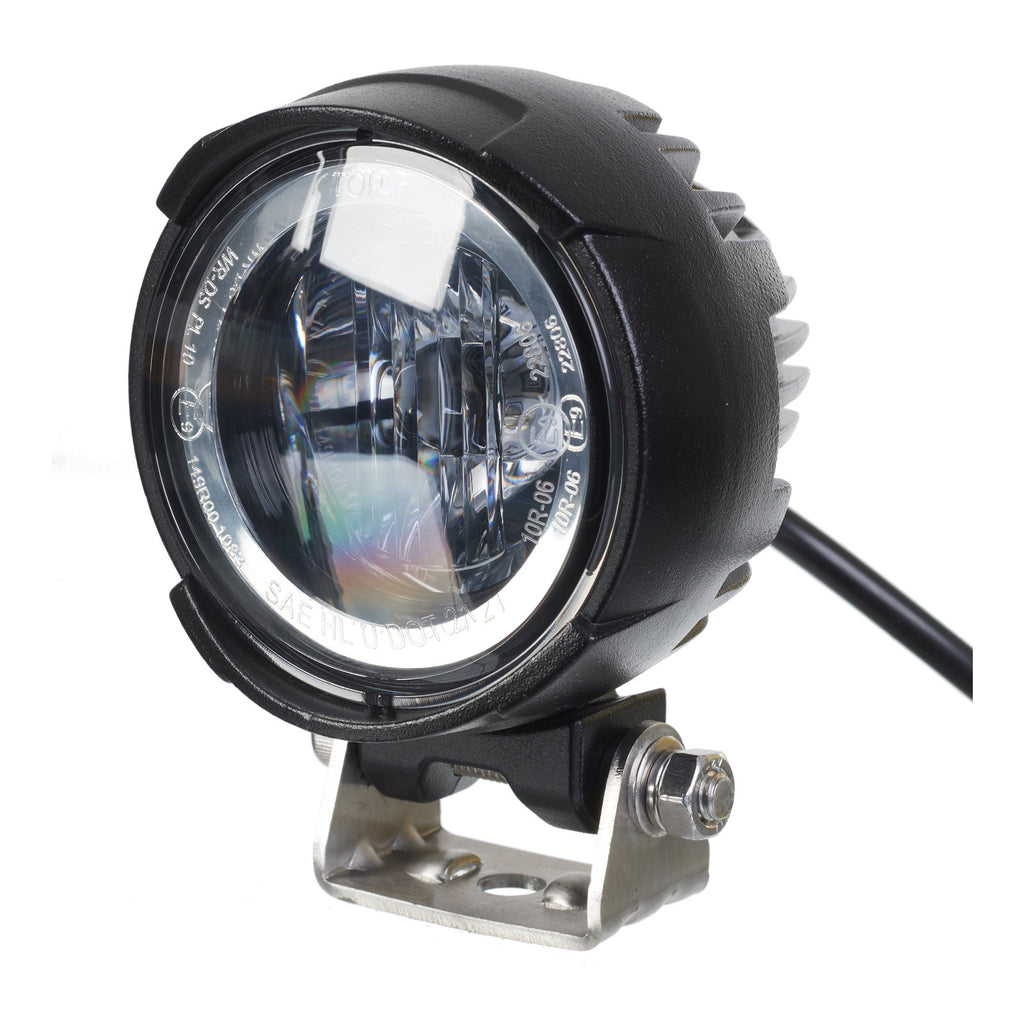 Whites LED Light 60mm Lens - Pair - Osram LED - with harness