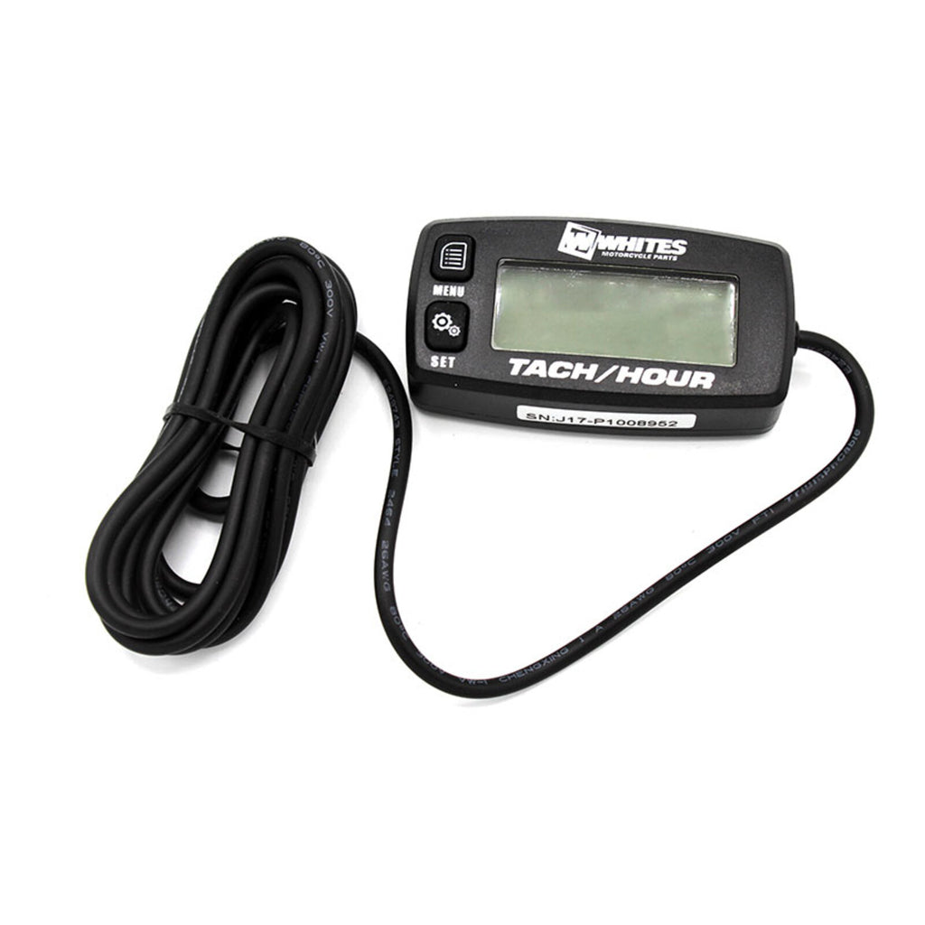 Whites Hour Tacho Meter - Black